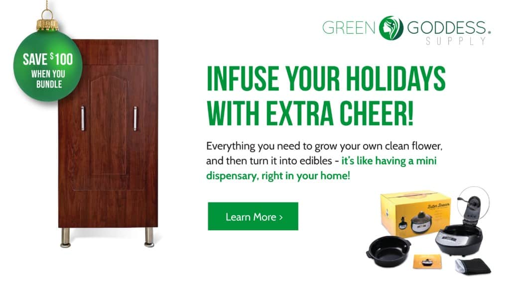 Save $100 On The The Armoire + Butter Brewer Bundle! Grow And Infuse. 5 Green Goddess Holiday Bundle