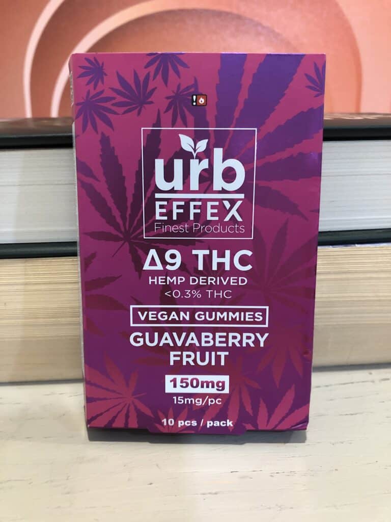 Delta Extrax review - urb extrax guavaberry fruit premium-delta 9 thc gummies