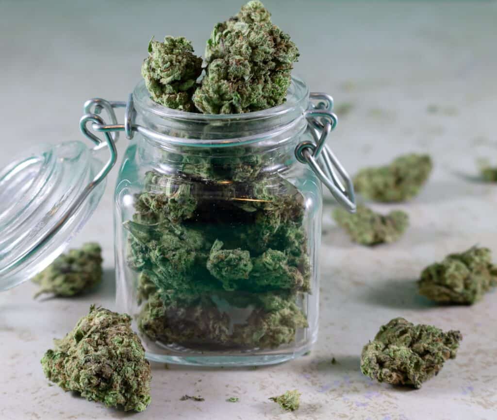 Storing Cannabis in Mason Jars