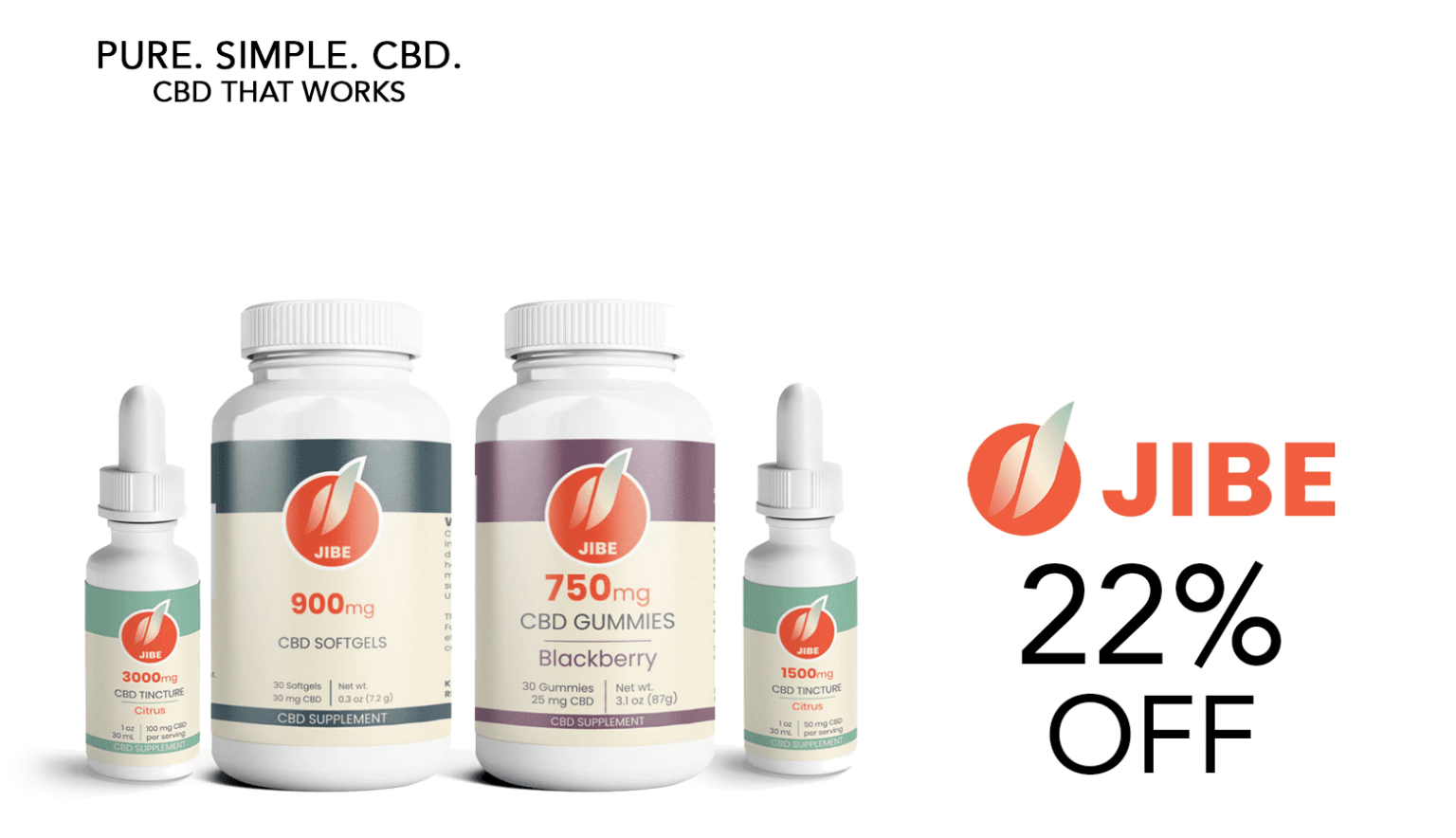 Get CBD gummies and more with a Jibe Wellness coupon code!