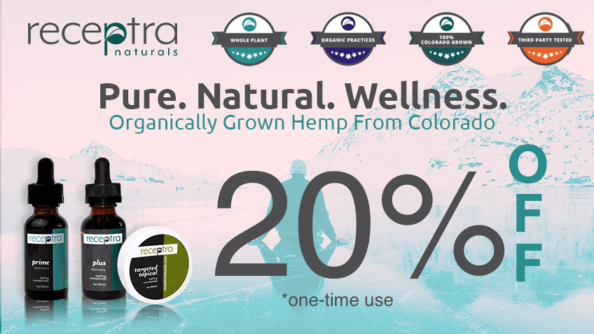 Receptra Discount Code - 20% Off - Save On Cannabis