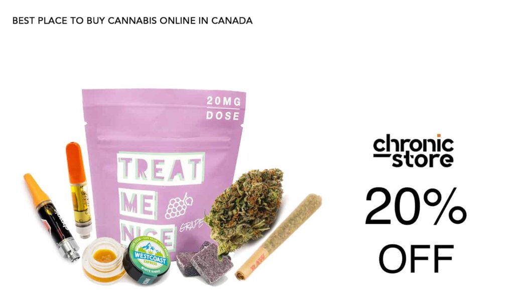 20% Off Site-Wide Mail Order Marijuana At Chronic Store! (+Free Shipping Orders Over $150) 11 Chronic Store Discount - Save On Cannabis