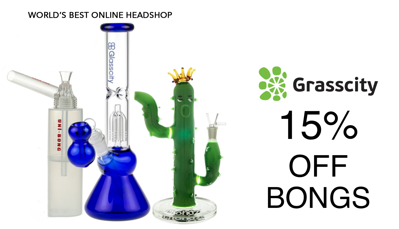 Grasscity Coupon Code - Bongs Discount - Save On Cannabis