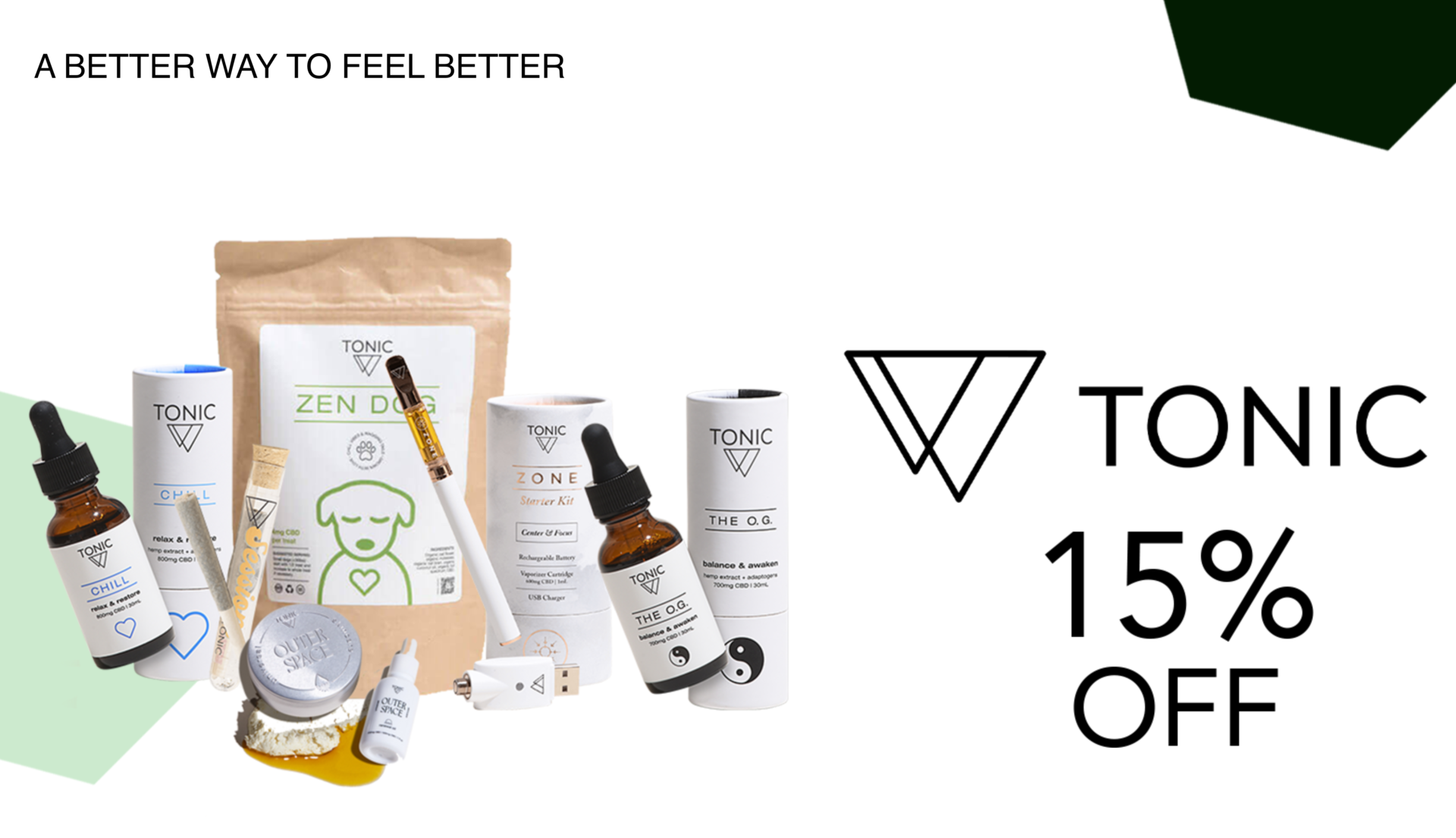 Get A VERIFIED Tonic CBD Discount Code.