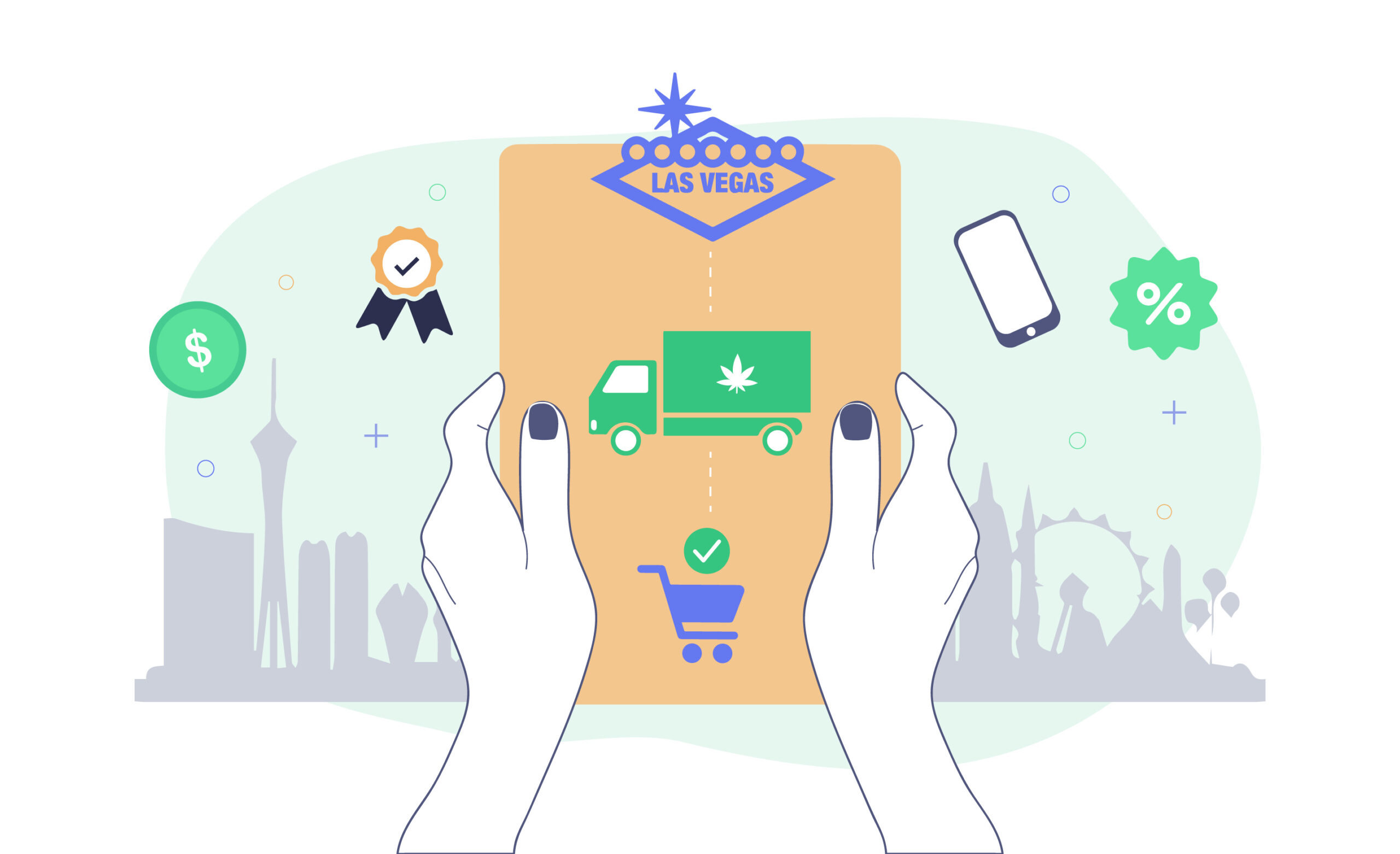 How to get weed delivery in Las Vegas.